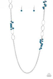 Flirty Foxtrot-Blue Necklace