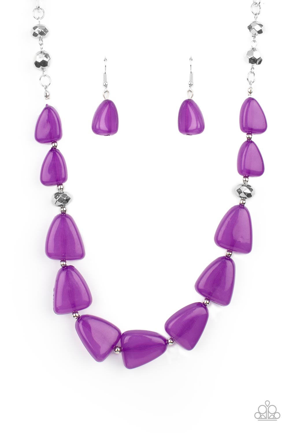 Tenaciously Tangy - Purple Necklace-Paparazzi
