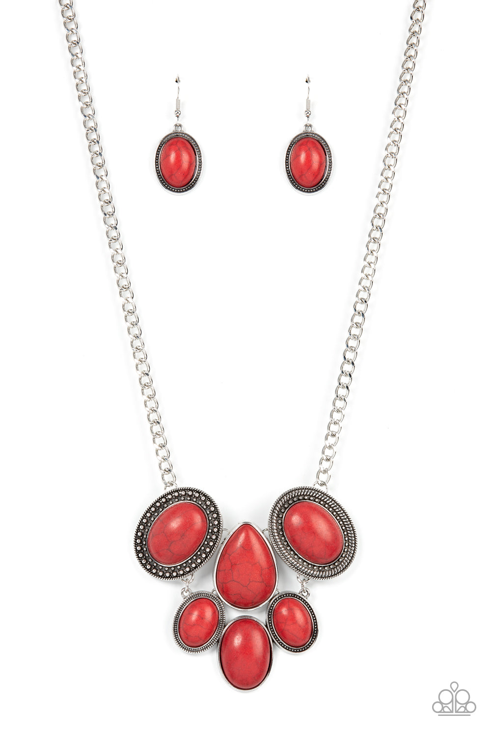 All-Natural Nostalgia - Red Necklace-Paparazzi