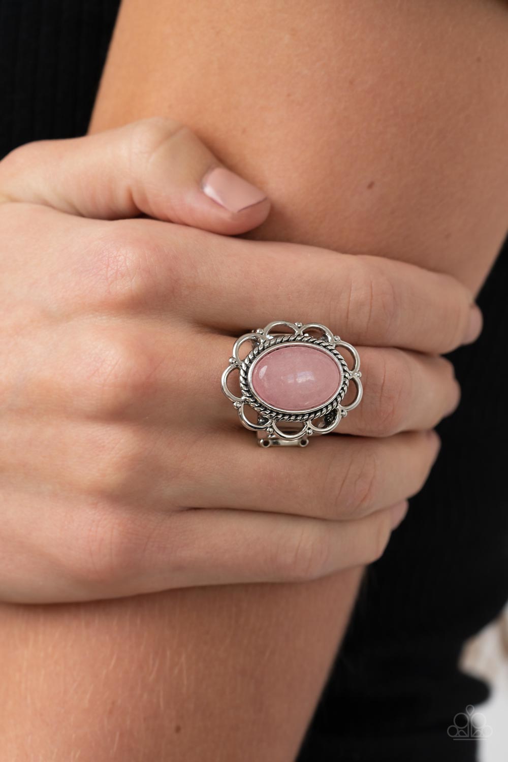 Gemstone Eden - Pink Ring-Paparazzi