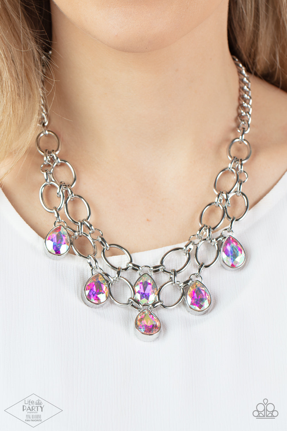 Show-Stopping Shimmer - Multi Necklace-Paparazzi