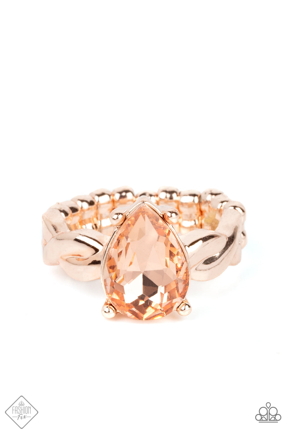 Law of Attraction - Rose Gold Ring-Paparazzi