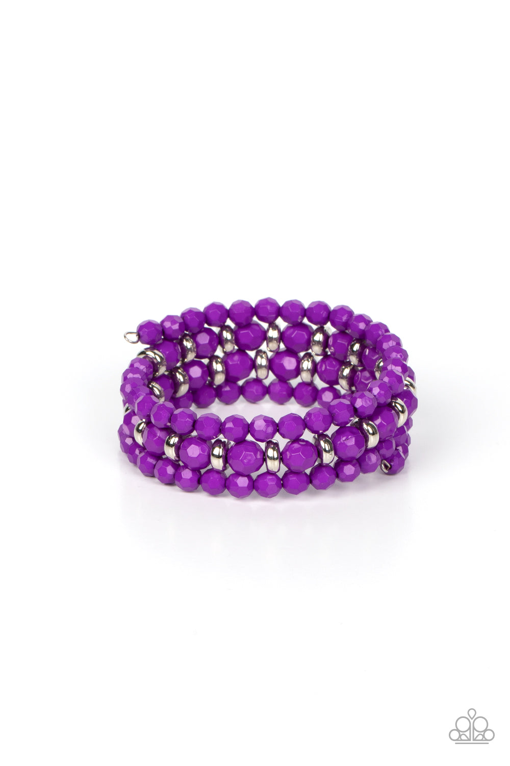 Its a Vibe - Purple Bracelet-Paparazzi