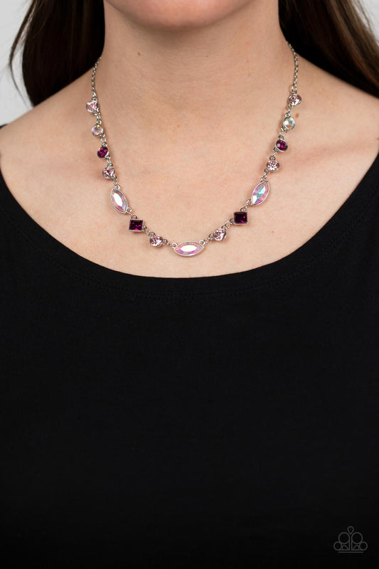 Irresistible HEIR-idescence - Pink Necklace-Paparazzi