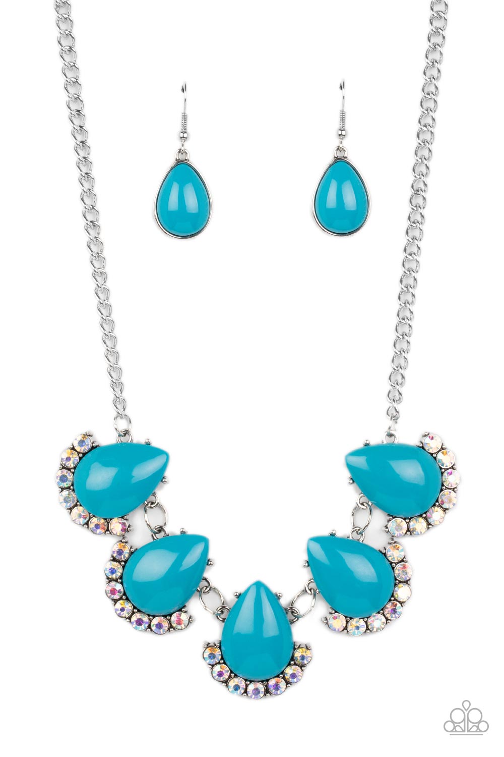 Ethereal Exaggerations - Blue Necklace