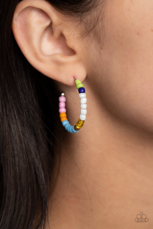 Multicolored Mambo - Multi Earrings-Paparazzi