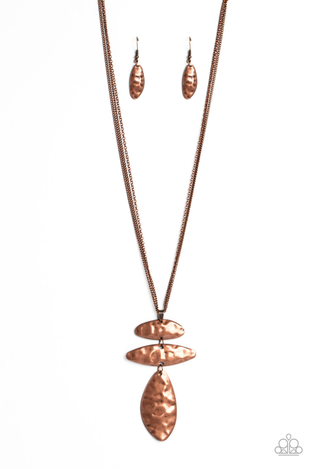 Monochromatic Model - Copper Necklace